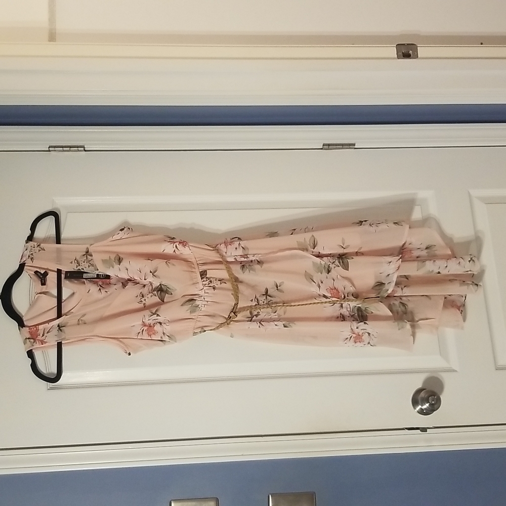 As U Wish hi/lo floral dress